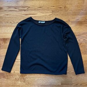 Noisy May Sheer Black Sweater